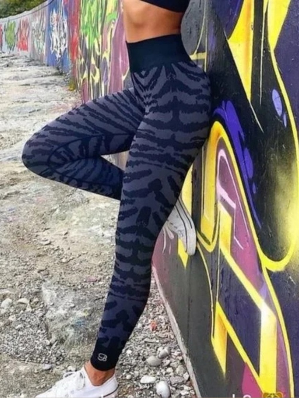 Bombshell sportswear Zebra Print Seamless Leggings
